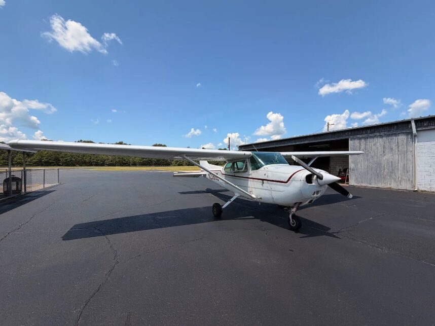 Blackstone Aviation's Cessna 172 on the ramp